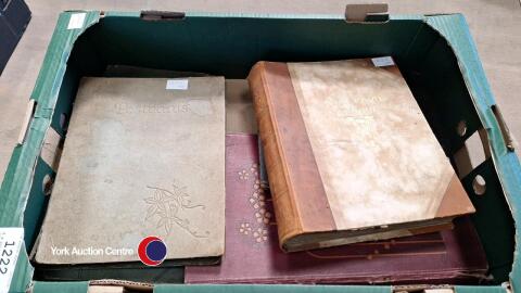 5 x vintage postcard albums and contents.