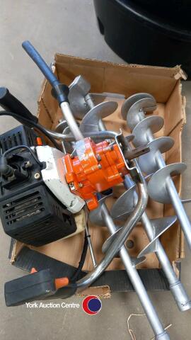 Stihl post auger and spare augers, gwo