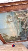 Old Victorian pictures in nice decorative frames - 3
