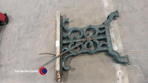 Edwardian/Victorian cast iron table legs