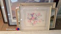 Quantity of pictures and prints inc signed print and needlework art - 3