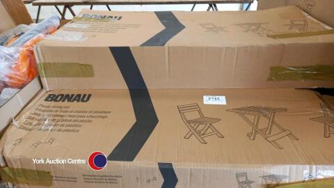 Plastic garden dining set