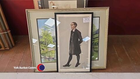 Quantity of assorted pictures and prints including framed mirror