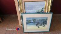 Quantity of assorted pictures and prints including framed mirror - 7