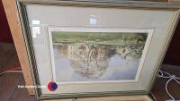 Quantity of pictures, prints and mirror inc Sampler - 6