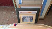 Quantity of pictures and prints plus circular mirror - 4