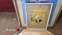 Quantity of pictures and prints plus circular mirror - 7