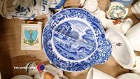 2 x boxes of assorted tableware inc teapots and Aynsley dish - 6