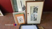 Selection of pictures and prints including St Andrews golf course - 4