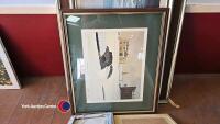 Selection of pictures and prints including St Andrews golf course - 5
