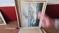 Selection of pictures and prints including St Andrews golf course - 6