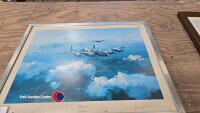 2 Robert Taylor prints 'Eagle Squadron Scramble' & 'Lancaster' - 2