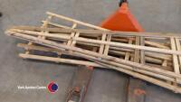 6 x fan garden trellis' approximate 7ft x 2ft - 2
