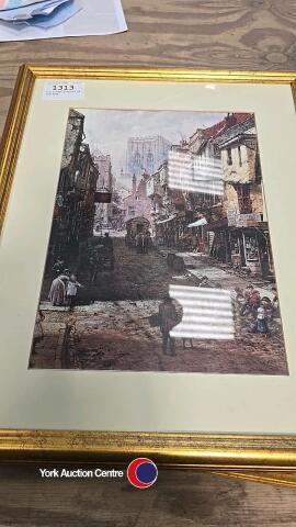 3 x framed pictures of old York