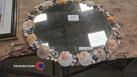 Seashell mirror
