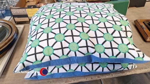 2 x large scatter cushions