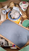 2 x boxes of mixed ornaments and household items - 3