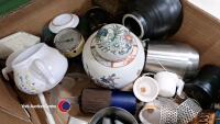 2 x boxes of mixed ornaments and household items - 6