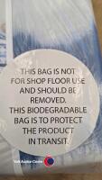 Superking blue tie-dye duvet set, new - 3