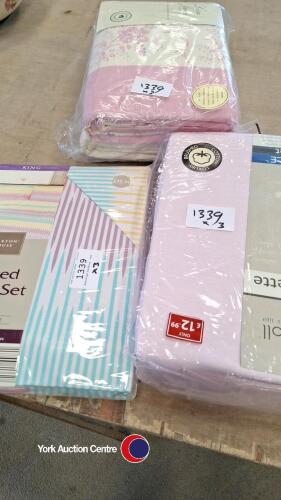 Assorted bedding, new