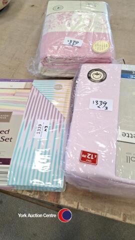 Assorted bedding, new