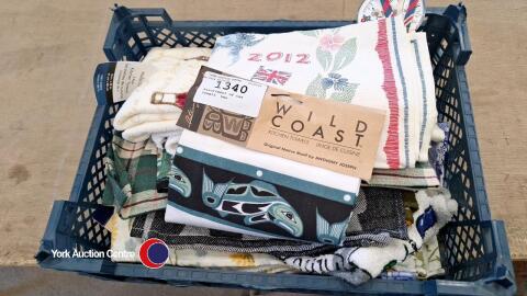Assortment of tea towels, new