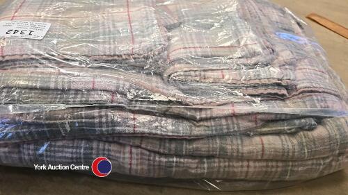 Gallery direct, brushed cotton, super King and single duvet covers in excellent condition new without tags