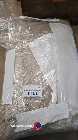 New without tags, beige lined curtains 66 / 74 long