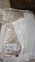 New without tags, beige lined curtains 66 / 74 long - 2