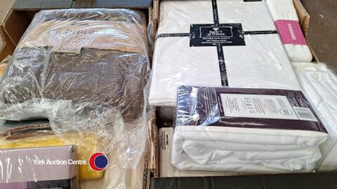 2 x Boxes of new bedding and other items