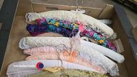 10 x vintage covered coat hangers - 2