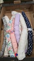 10 x vintage covered coat hangers