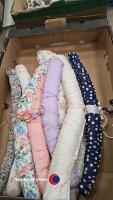 10 x vintage covered coat hangers - 2