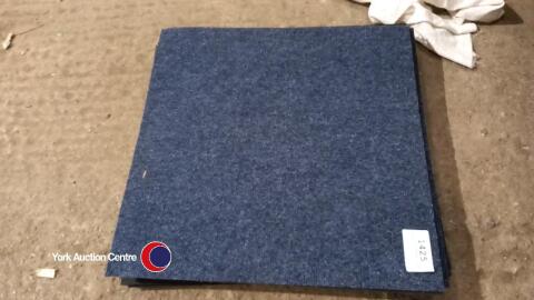 16 x grey carpet tiles (2ft x 2ft)