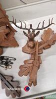 German carved wooden cuckoo clock - 2