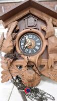 German carved wooden cuckoo clock - 4