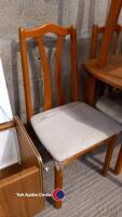 Drop leaf dining table and 4 chairs - 2