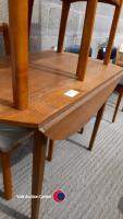 Drop leaf dining table and 4 chairs - 4