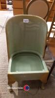 Hostess trolley, small side table and wicker chair - 2
