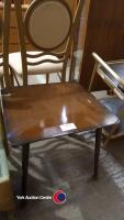 Hostess trolley, small side table and wicker chair - 3