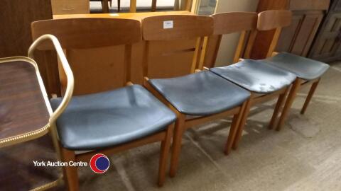 4 x Retro dining chairs