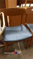 4 x Retro dining chairs - 2