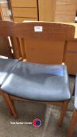 4 x Retro dining chairs - 3