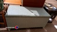 Selection of wicker items inc blanket box - 4