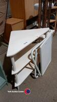 Shelving unit, corner shelving unit plus folding table - 3
