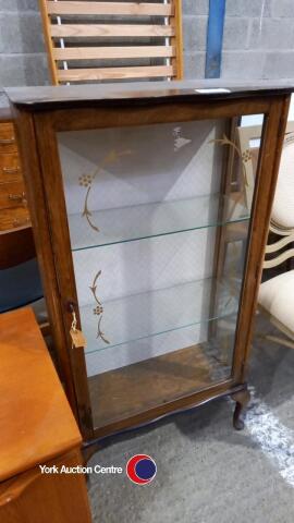 Wood/glass display unit
