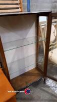Wood/glass display unit - 3