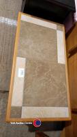 Tiled top coffee table - 2