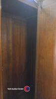 Large mirrored carved detailed wardrobe - 4