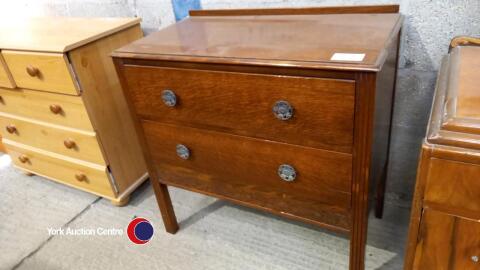 Bedroom dresser with 2 drawers